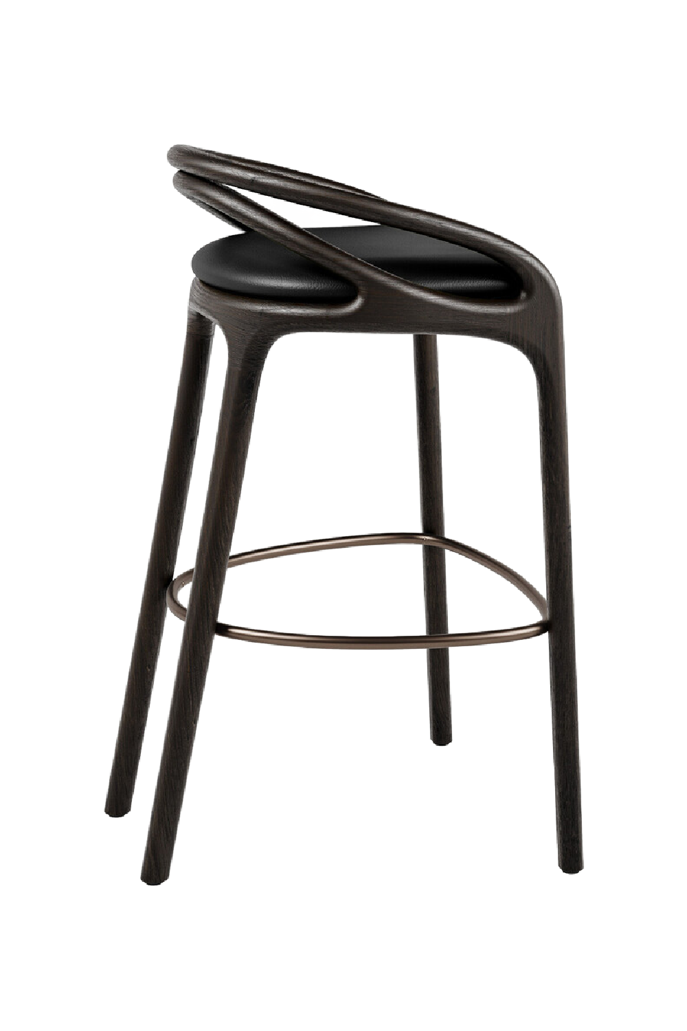 Brown Teak Bar Stool | Morpho By Tomorrowland Aleta | Oroa.com