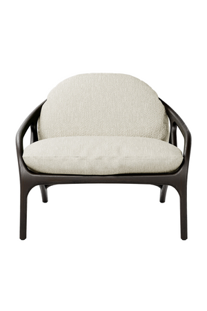 Brown Teak Lounge Chair | Morpho By Tomorrowland Vime | Oroa.com