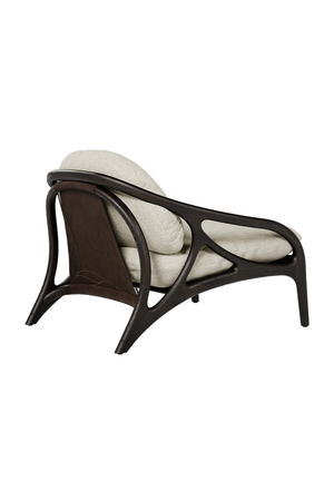 Brown Teak Lounge Chair | Morpho By Tomorrowland Vime | Oroa.com