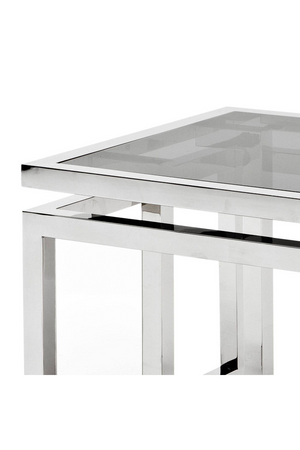 Stainless Steel Framed Side Table | Eichholtz Palmer | Oroa.com