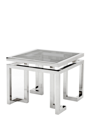Stainless Steel Framed Side Table | Eichholtz Palmer | Oroa.com