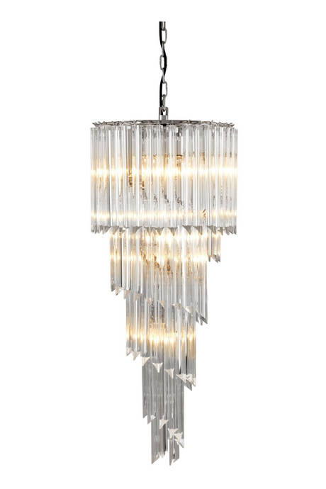 Spiral Crystal Chandelier | Eichholtz Trapani | OROA TRADE