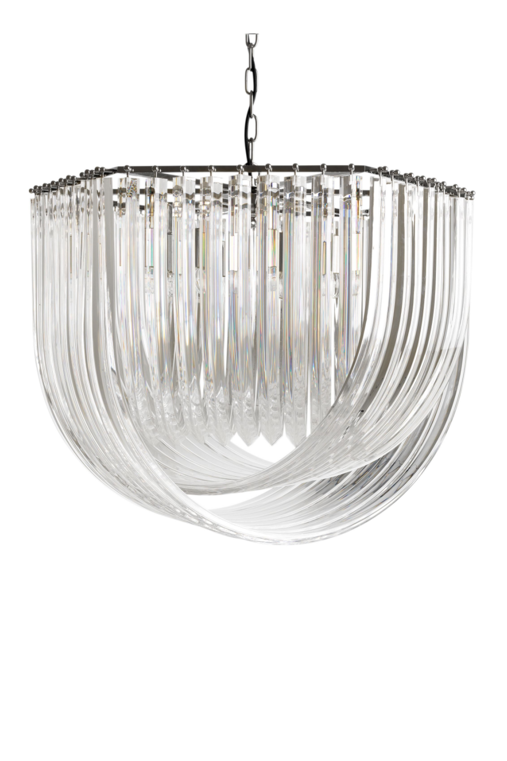 (Open Box) Lucite Loop Chandelier | Eichholtz Hyeres