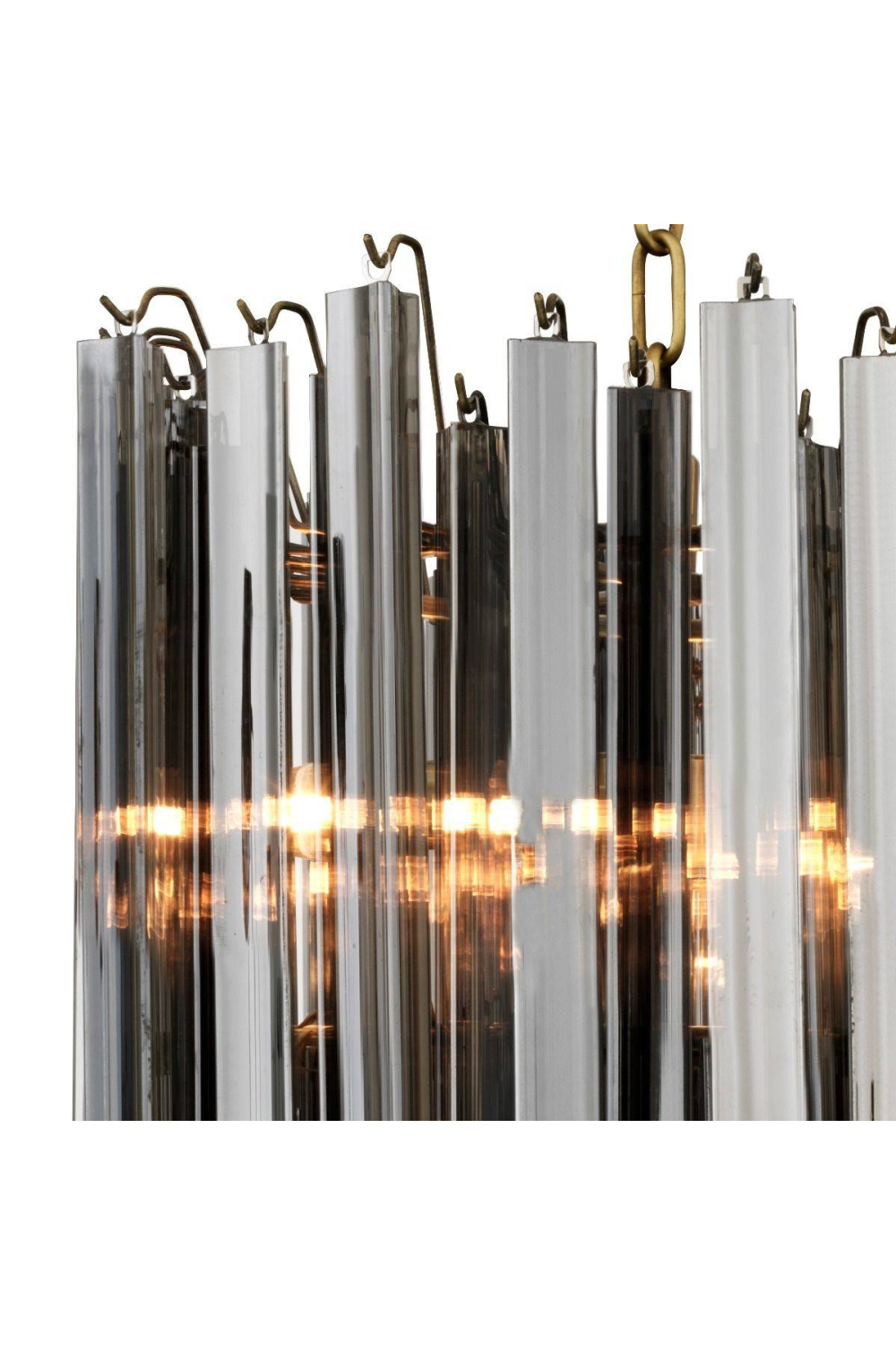 Nickel Glass Chandelier | Eichholtz Salerno | Oroa.com