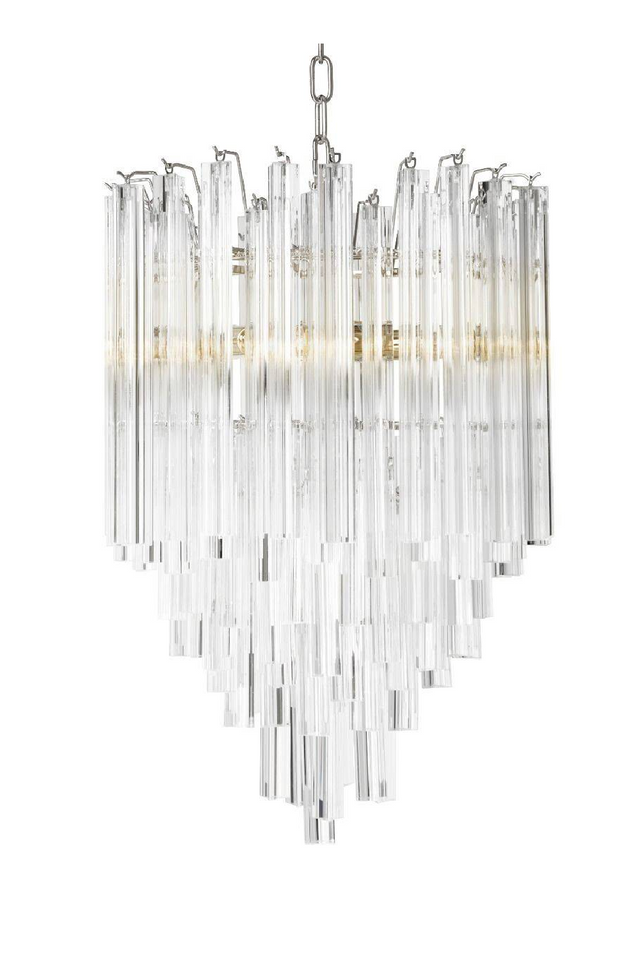 Nickel Glass Chandelier | Eichholtz Salerno | Oroa.com