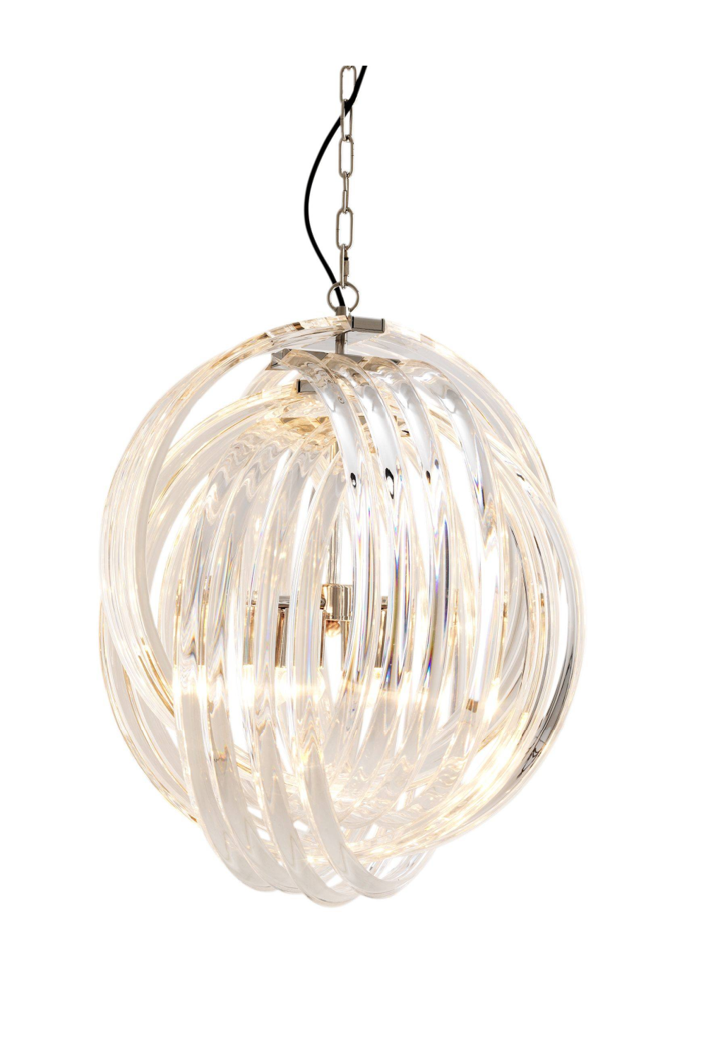 Lucite Loop Chandelier | Eichholtz Marco Polo | Oroa.com