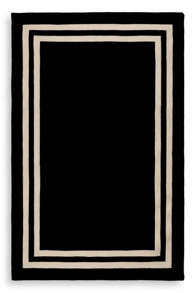 Black Wool Carpet | Eichholtz Celeste | Oroa.com