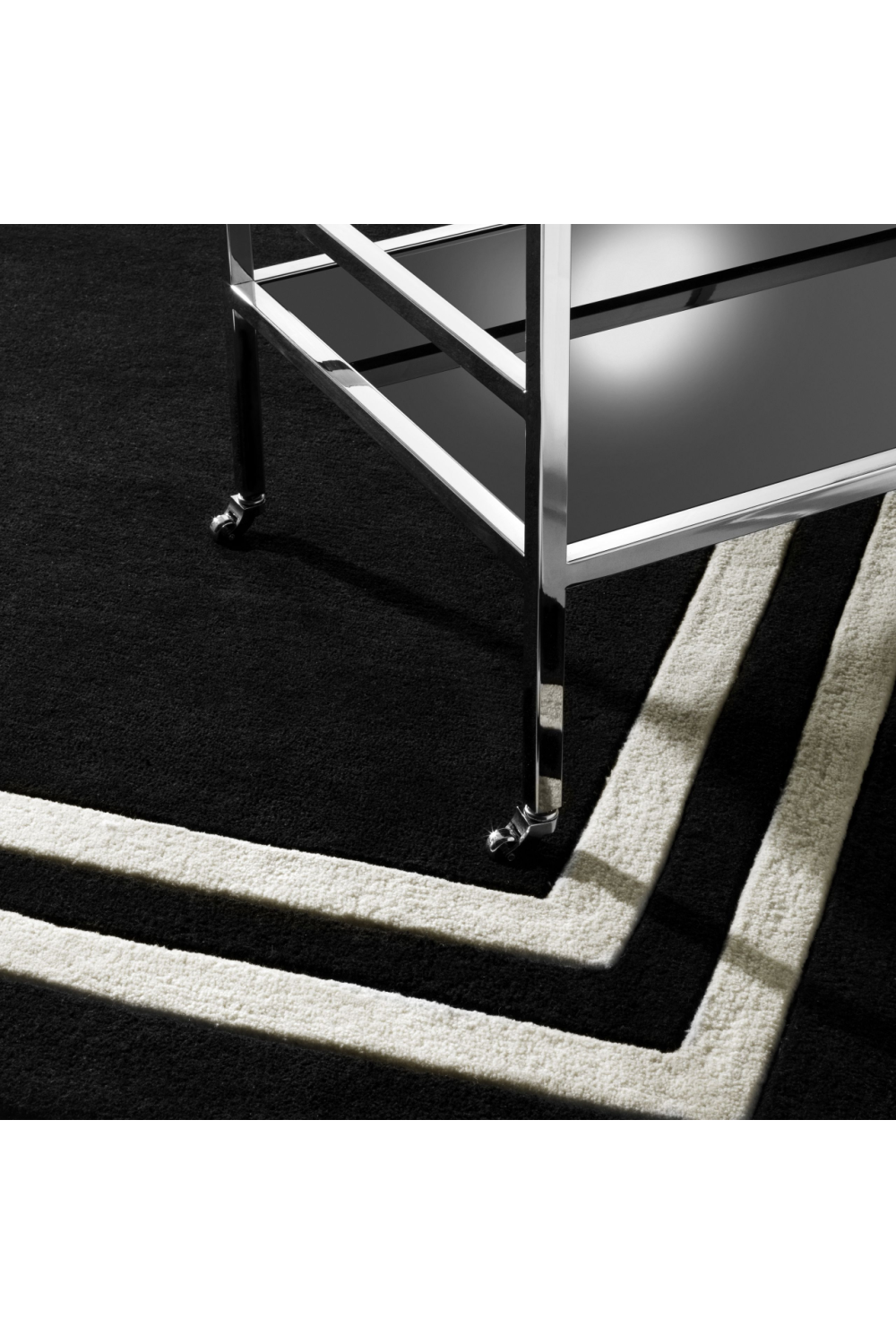 Black Wool Carpet | Eichholtz Celeste | Oroa.com