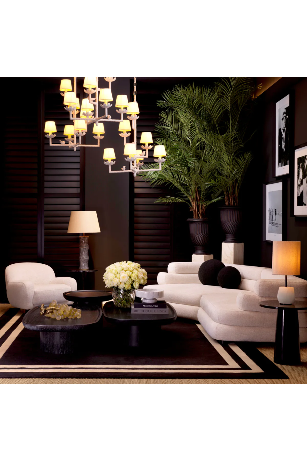 Black Wool Carpet | Eichholtz Celeste | Oroa.com