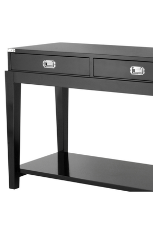 Black Console Table | Eichholtz Military | #1 Eichholtz Trade Partner