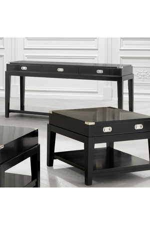 Black Console Table | Eichholtz Military | #1 Eichholtz Trade Partner