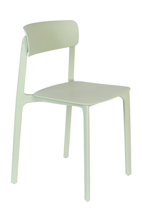 Fiberglass Modern Dining Chairs (4) | DF Clive | Oroa.com