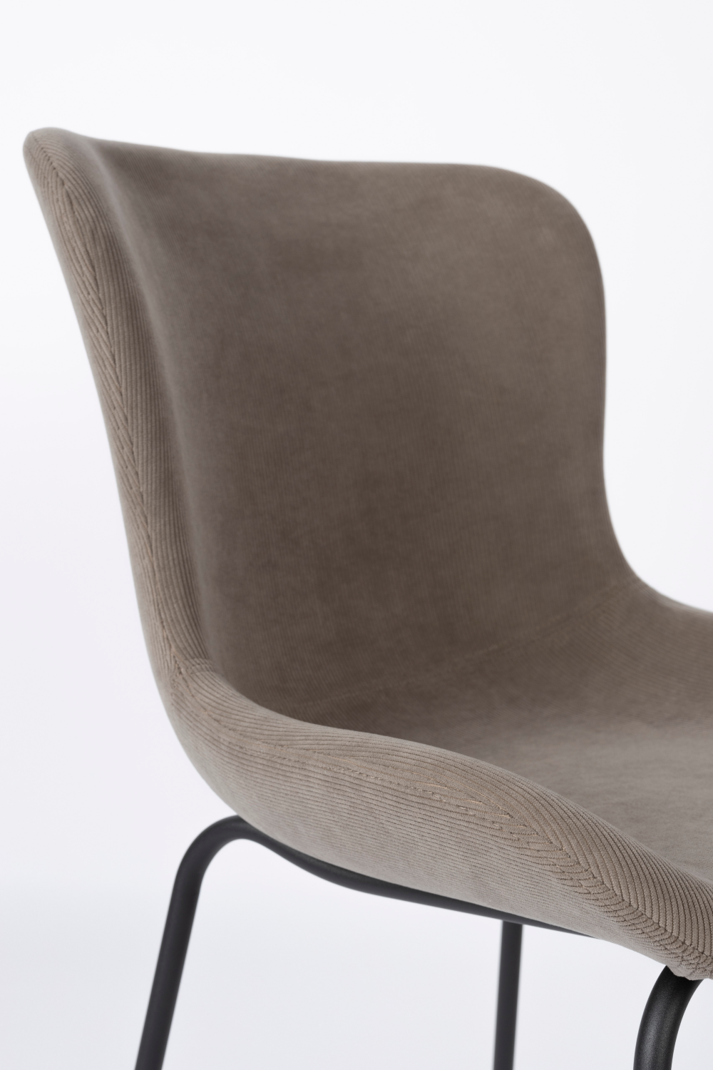 Upholstered Minimalist Dining Chairs (2) | DF Junzo | OROA.com