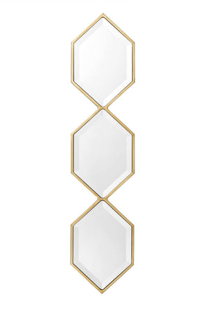 Hexagonal Beveled Trio Mirror Glass | Eichholtz Saronno | Oroa.com