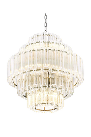 Cascading Bevelled Glass Chandelier | Eichholtz Vittoria | Oroa.com