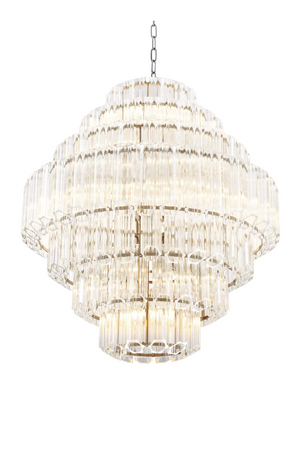 Cascading Bevelled Glass Chandelier | Eichholtz Vittoria | Oroa.com