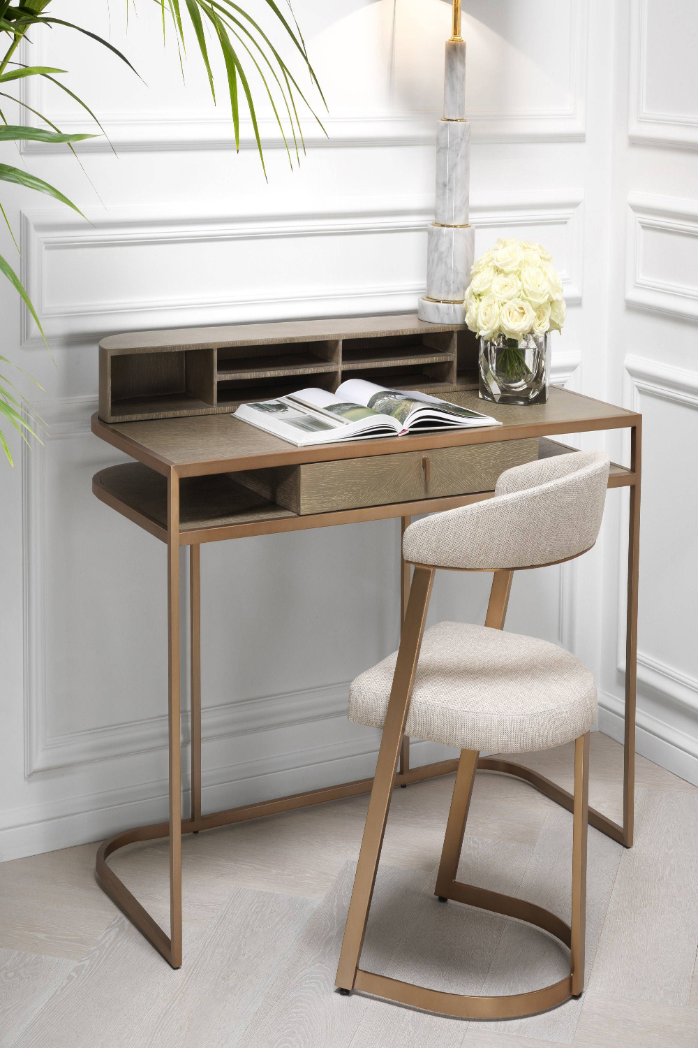 Oak 1-Drawer Desk | Eichholtz Highland | Oroa.com