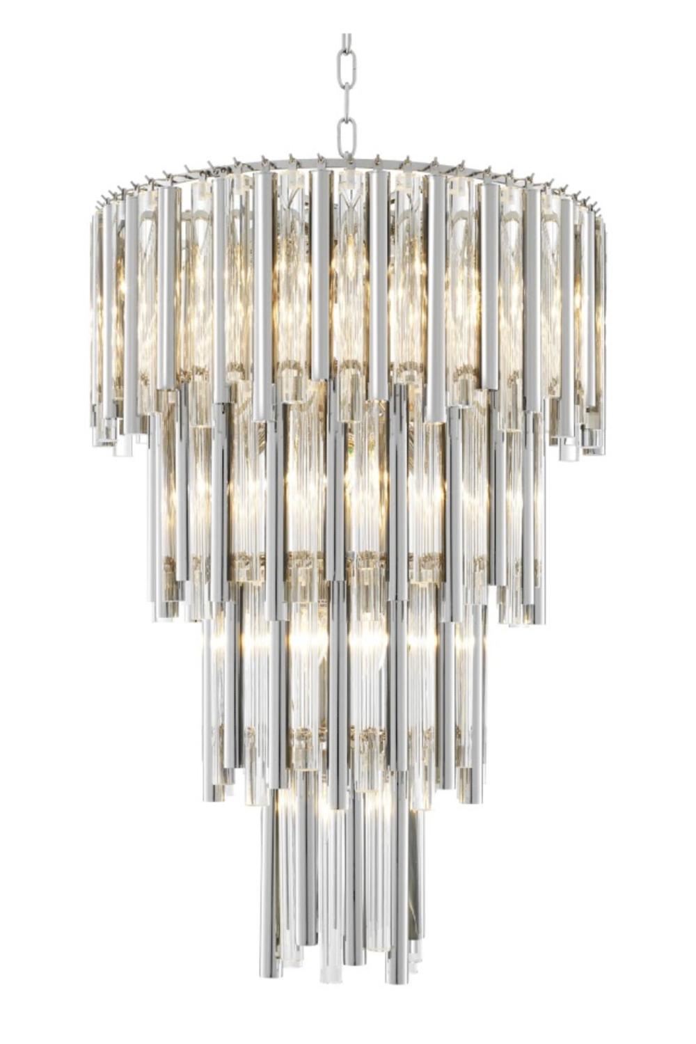 Glass Layered Chandelier | Eichholtz Gigi -L | Oroatrade.com