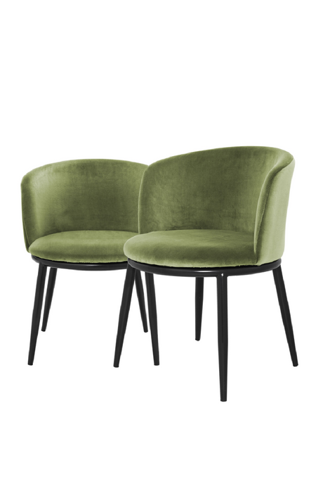 Modern Minimalist Dining Chair Set (2) | Eichholtz Filmore | Oroatrade.com