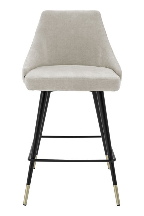 Beige Upholstered Counter Stool | Eichholtz Cedro | OROA TRADE
