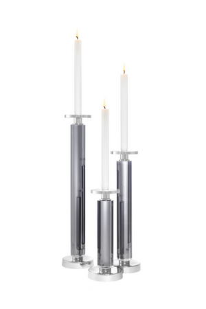 Crystal Glass Candle Holder (Set of 3) | Eichholtz Chapman | Oroa.com