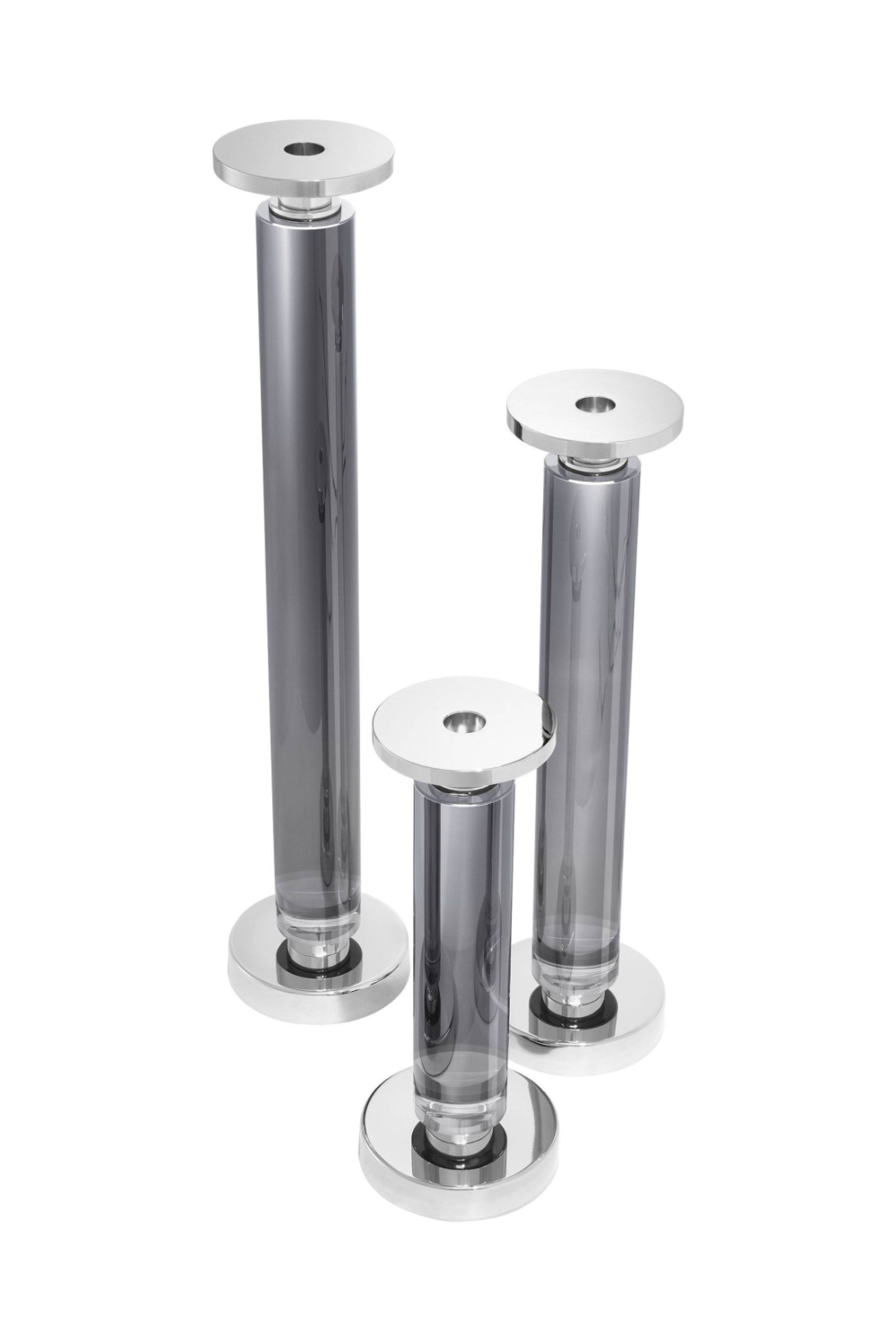 Crystal Glass Candle Holder (Set of 3) | Eichholtz Chapman | Oroa.com