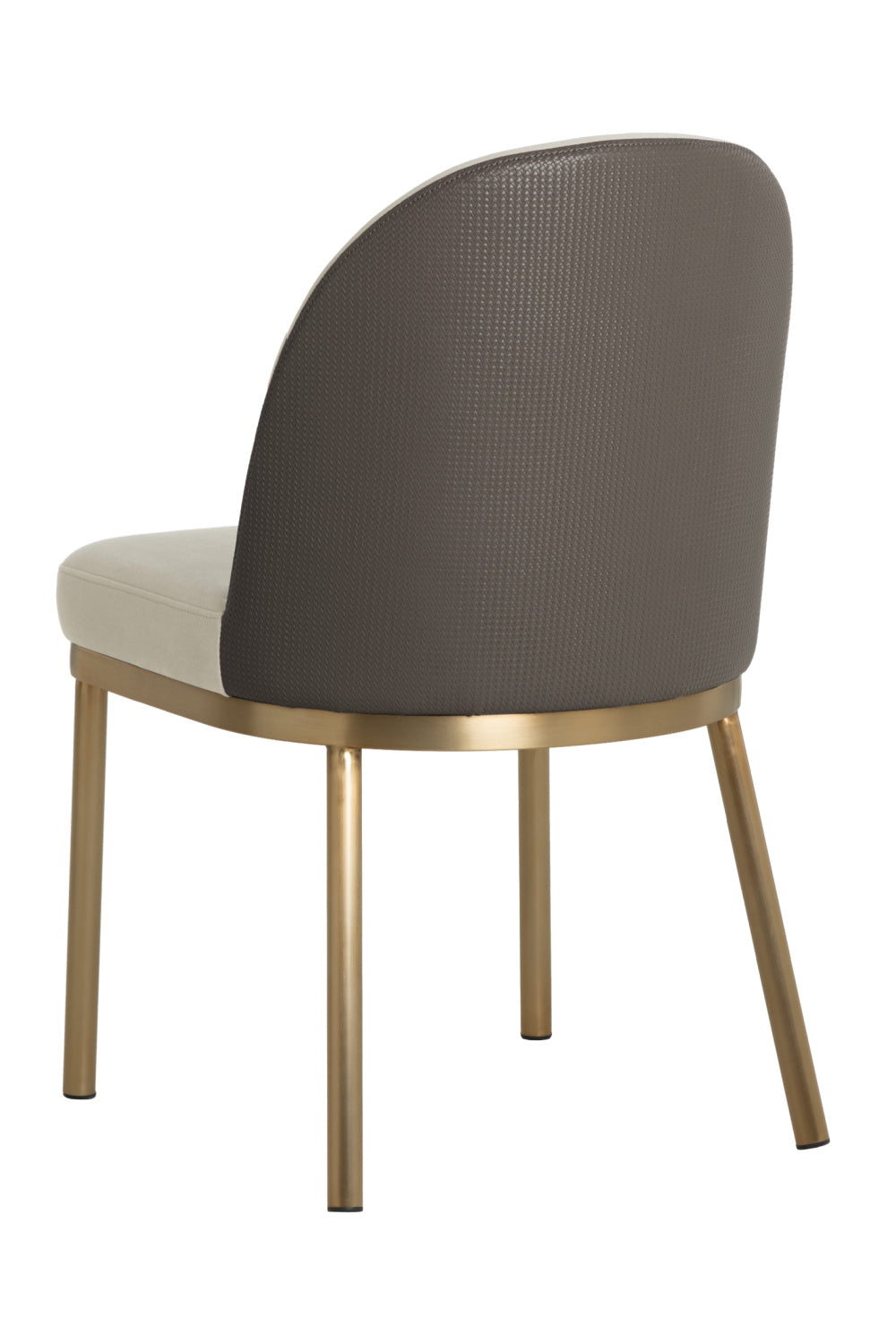 Modern European furniture - Taupe Arched-Back Dining Chairs (2) - www.oroa.com