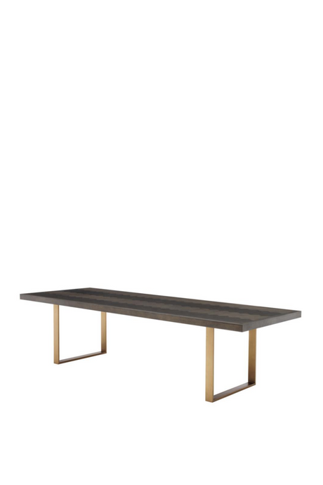Brass Oak Dining Table 120" | Eichholtz Melchior | Oroa.com