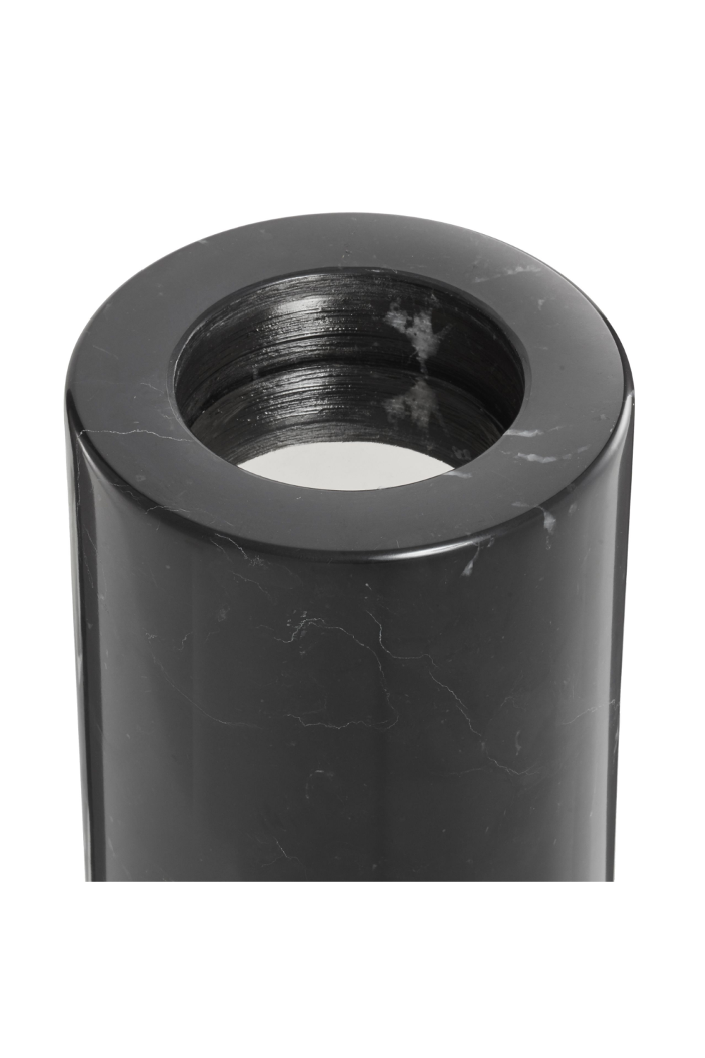 Black Marble Candle Holders 2 | Eichholtz Tobor S | OROA TRADE