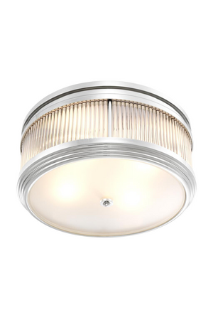 Round Silver Flush Mount | Eichholtz Rousseau | OROA TRADE