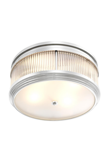 Round Silver Flush Mount | Eichholtz Rousseau | OROA TRADE