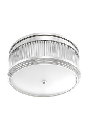 Round Silver Flush Mount | Eichholtz Rousseau | OROA TRADE