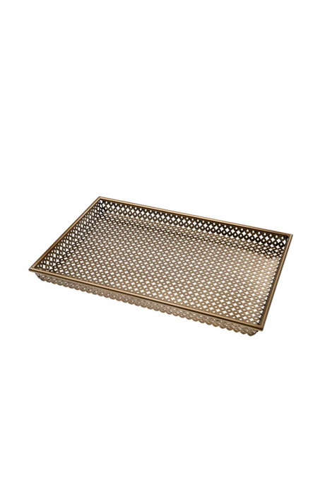 Antique Brass Gold Rectangular Tray | Eichholtz Sirenuse | Oroa.com