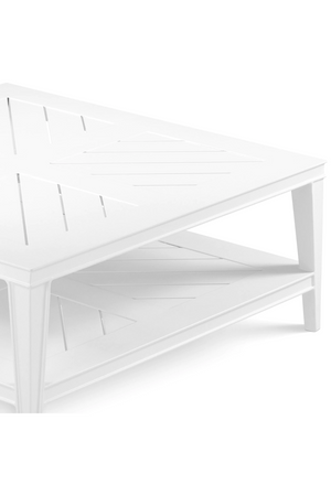 Square White Outdoor Coffee Table | Eichholtz Bell Rive | Oroa.com