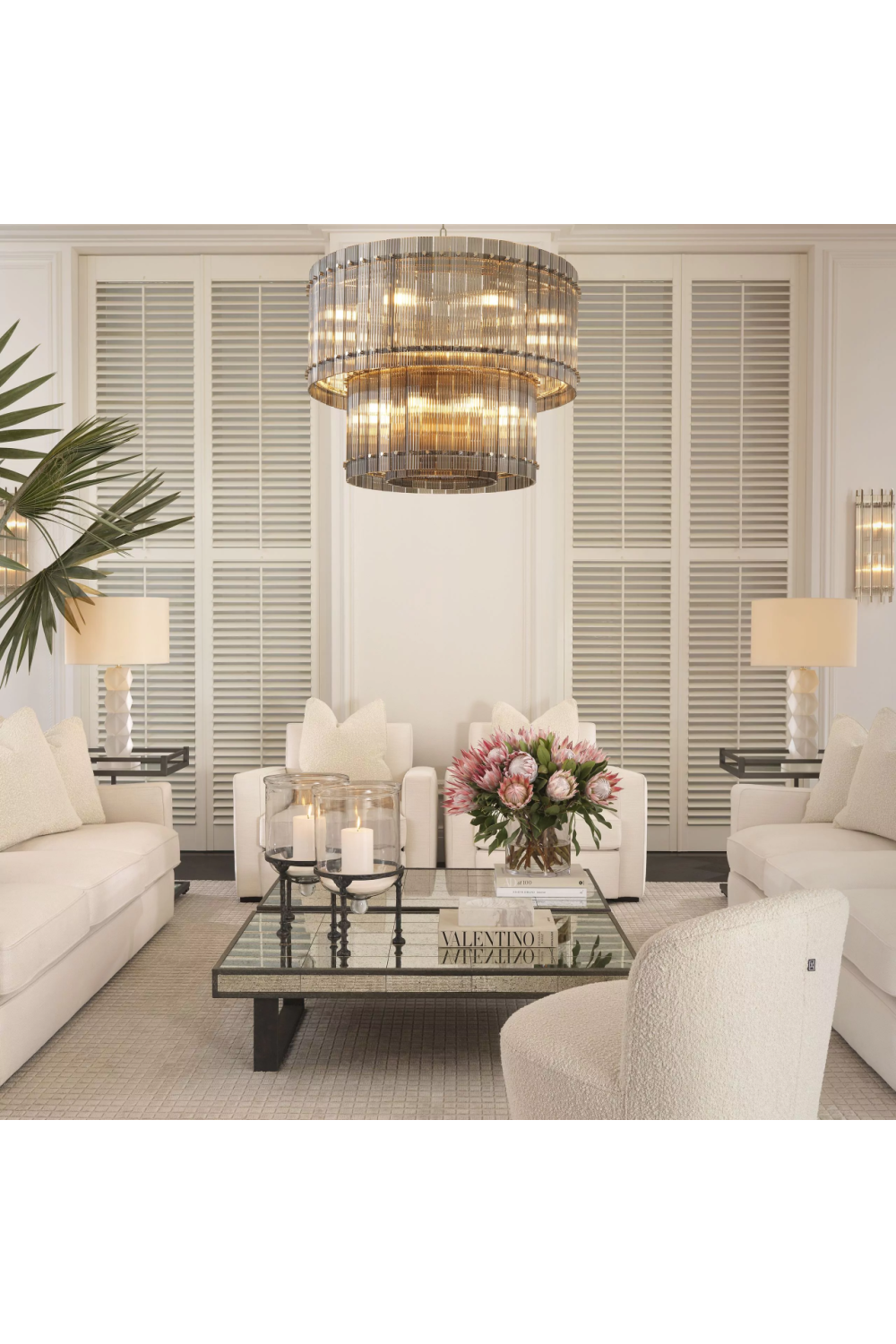 Smoked Glass 2-Layer Trolley | Eichholtz Townhouse | Oroa.com