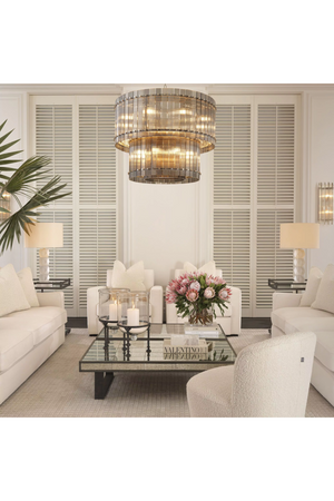 Smoked Glass 2-Layer Trolley | Eichholtz Townhouse | Oroa.com