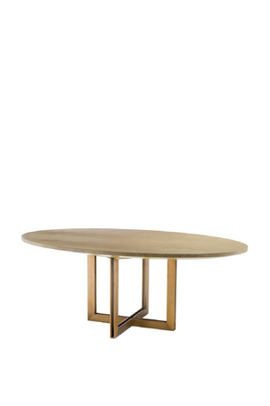 Oval Oak Dining Table | Eichholtz Melchior | Oroa.com