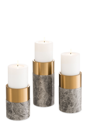 Marble Candle Holder Set (3) | Eichholtz Sierra | Oroa.com