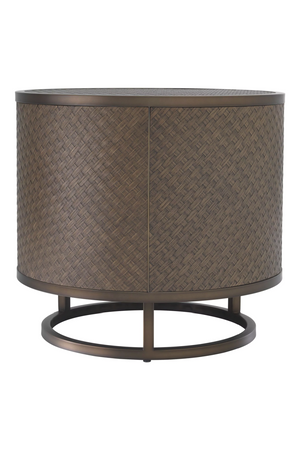 Woven Oak Side Table | Eichholtz Napa Valley | Oroa.com