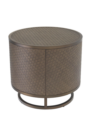 Woven Oak Side Table | Eichholtz Napa Valley | Oroa.com