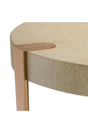 Round Oak Veneer Coffee Table | Eichholtz Oxnard | Oroa.com