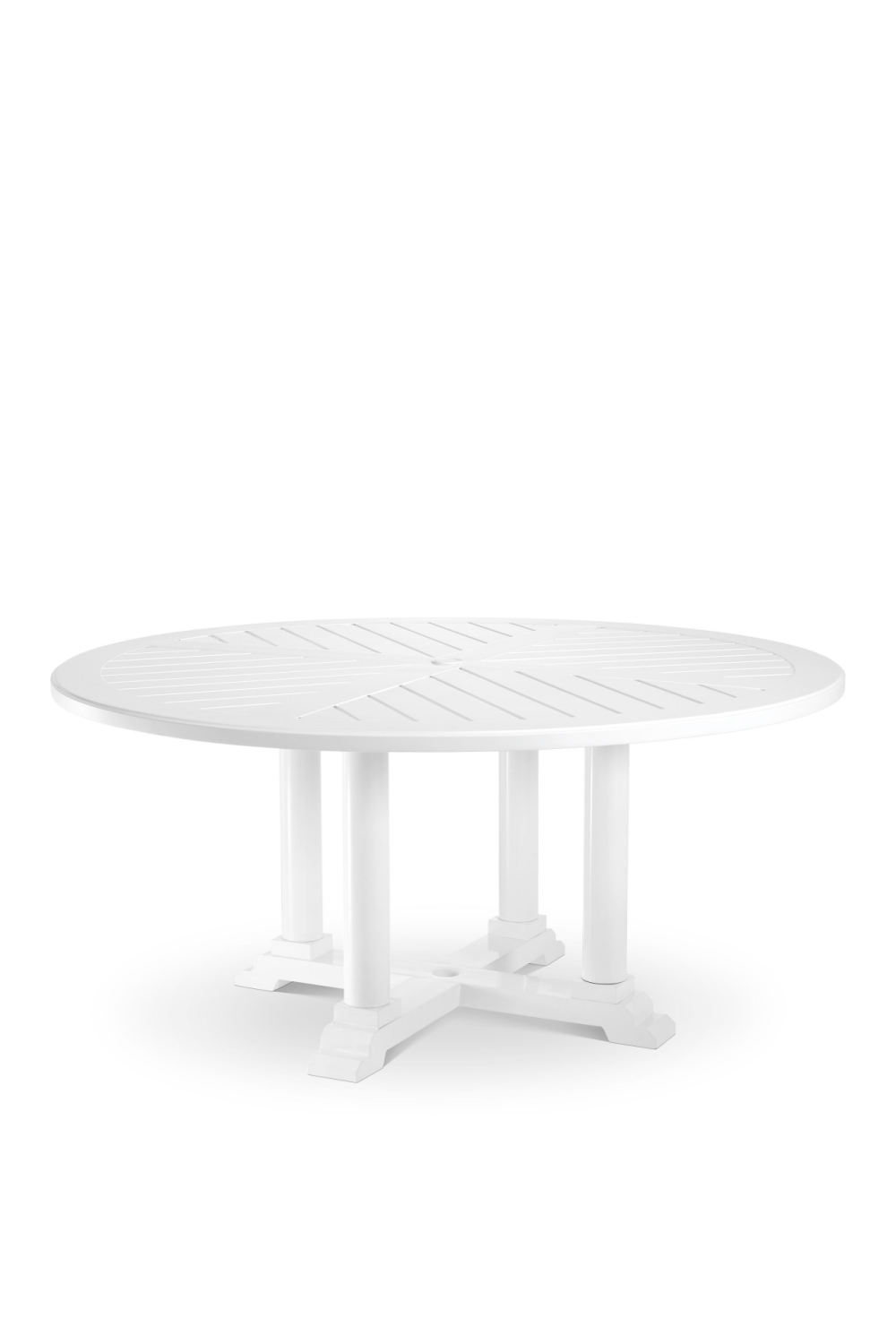 White Round Outdoor Dining Table L | Eichholtz Bell Rive | Oroa.com