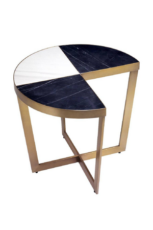 Two-Toned Marble Side Table | Eichholtz Turino | Oroa.com
