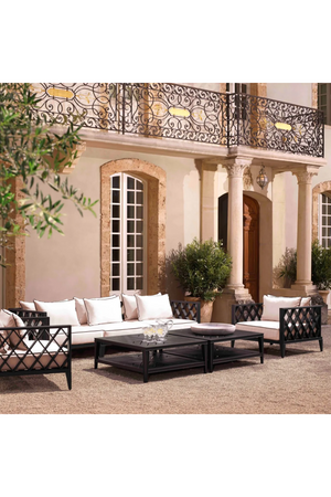 Square White Outdoor Coffee Table | Eichholtz Bell Rive | Oroa.com