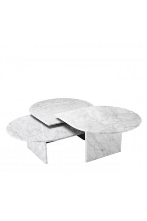 Marble Nesting Coffee Table (set of 3) | Eichholtz Naples | Oroa.com