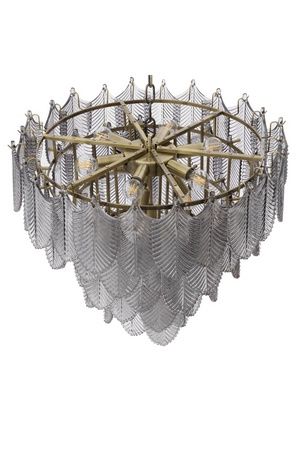 Smoked Glass Layered Chandelier | Eichholtz Verbier | Oroa.com