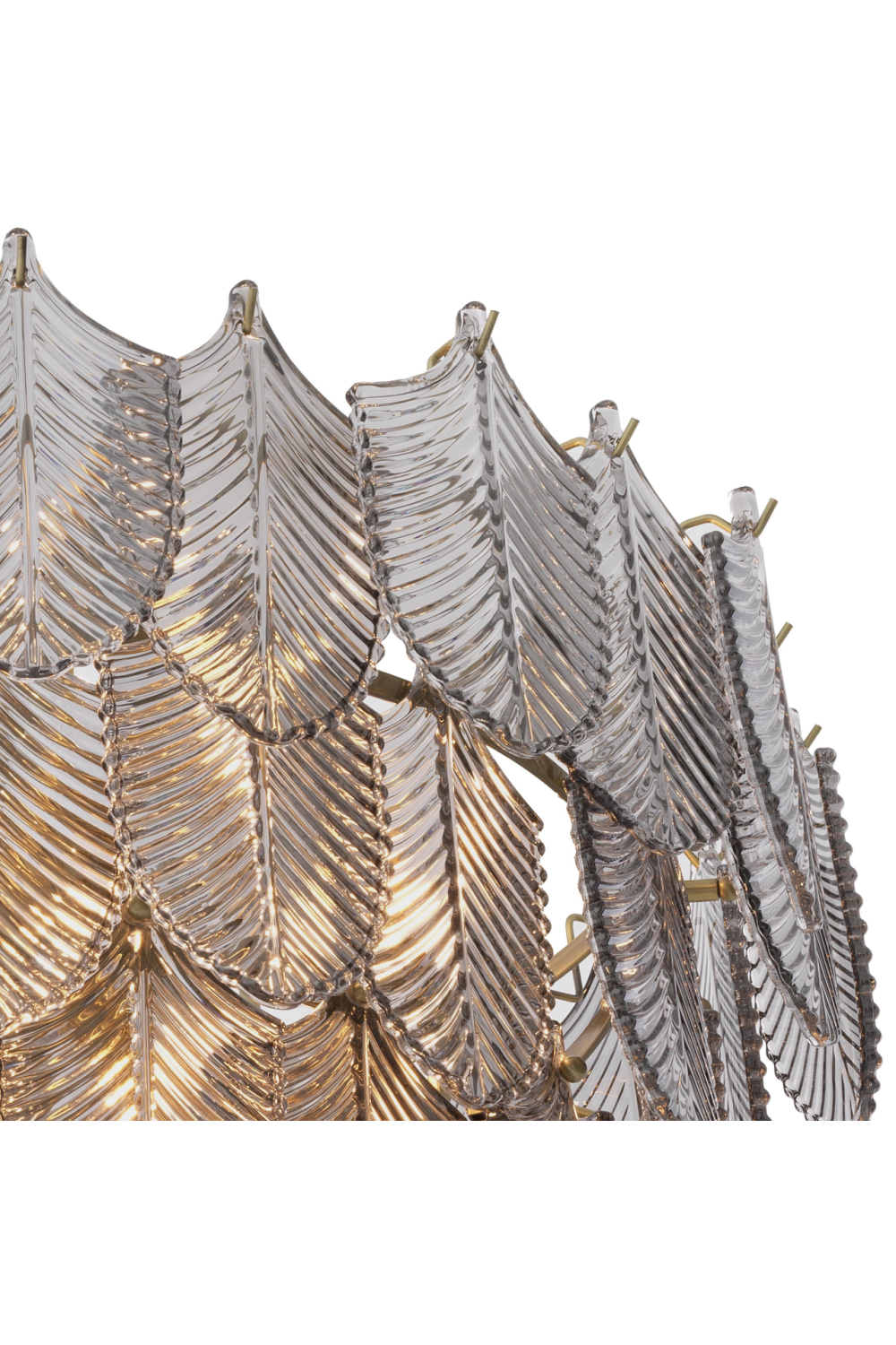 Smoked Glass Layered Chandelier | Eichholtz Verbier | Oroa.com