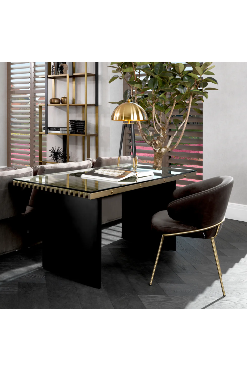 Gold Tripod Table Lamp | Eichholtz Coyote | OROA