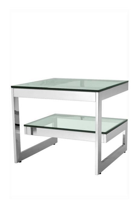 Steel 2-Layered Side Table | Eichholtz Gamma | Oroa.com