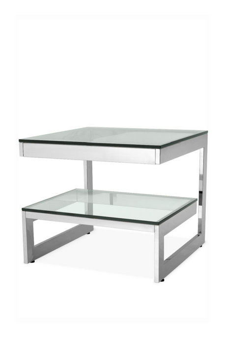 Steel 2-Layered Side Table | Eichholtz Gamma | Oroa.com
